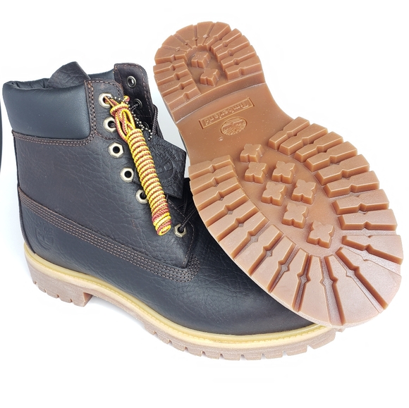 Men's Timberland Boots, Dark Brown, Size 10.5 - Picture 4 of 6